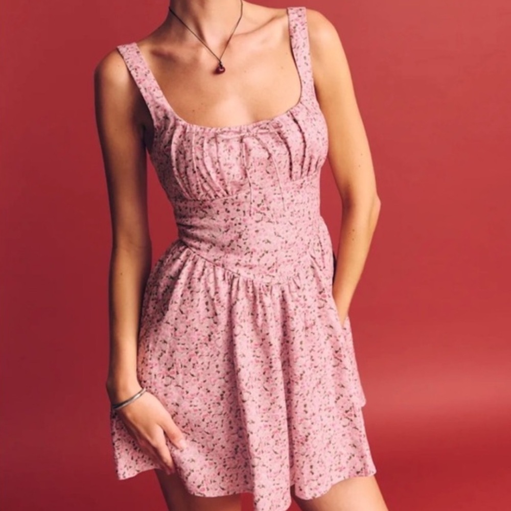 NWT Reformation Daria Linen Dress